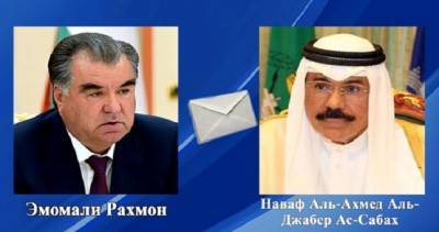 Эмомали Рахмон направил телеграмму соболезнования Эмиру Кувейта