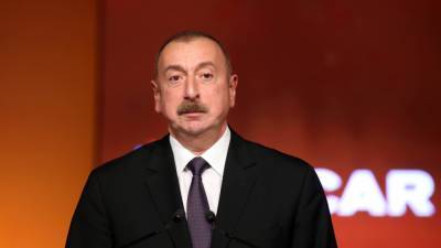 Алиев назвал условие прекращения военных действий в Карабахе