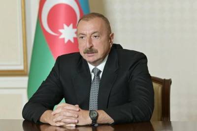 Алиев назвал вывод Армении с территории Нагорного Карабаха единственным условием прекращения боев