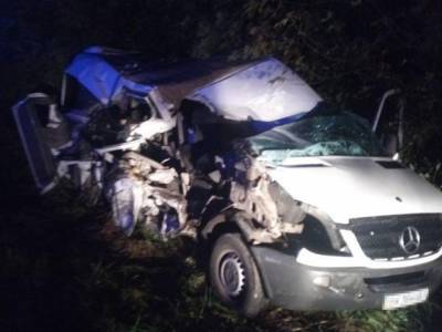 В Ровенской области микроавтобус с пассажирами врезался в грузовик: есть жертвы