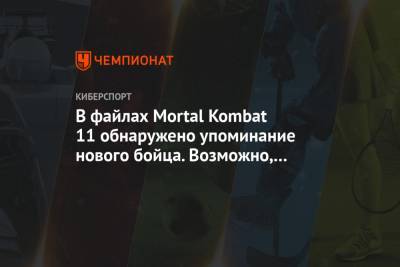 В файлах Mortal Kombat 11 обнаружено упоминание нового бойца. Возможно, это Рэмбо