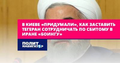 В Киеве «придумали», как заставить Тегеран сотрудничать по сбитому...