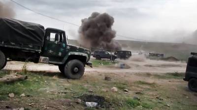 Армия Нагорного Карабаха сообщила о гибели 100 своих военных