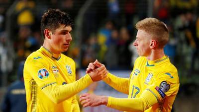 Гол Зинченко принес Украине победу над Швейцарией в матчи Лиги наций