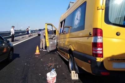 Девять человек пострадали в аварии с микроавтобусом в Анапе