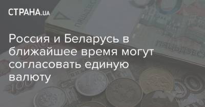 Россия и Беларусь в ближайшее время могут согласовать единую валюту