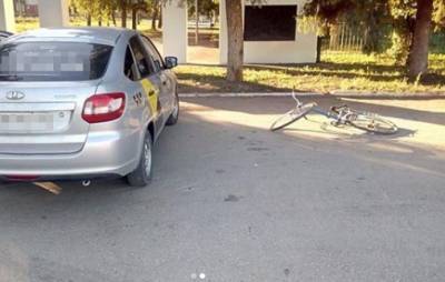 В Башкирии велосипедист угодил в больницу после столкновения с машиной