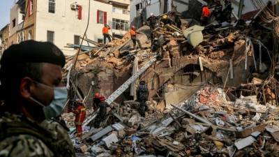 Спустя месяц в Бейруте на месте взрыва ищут выжившего