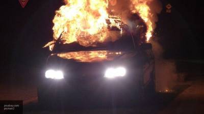 Смертельное ДТП с полыхающим Hyundai в Ленобласти попало на видео