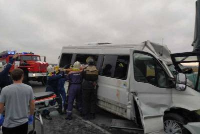 Под Анапой столкнулись два пассажирских автобуса, есть пострадавшие