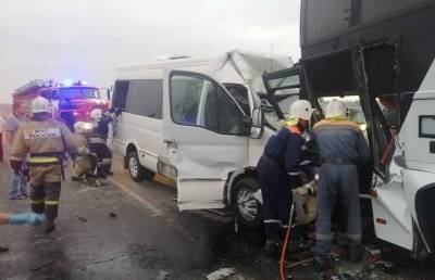 ДТП с микроавтобусом в Анапе: есть пострадавшие, один человек погиб