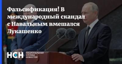 Фальсификация! В международный скандал с Навальным вмешался Лукашенко