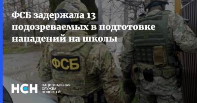 ФСБ задержала 13 подозреваемых в подготовке нападений на школы