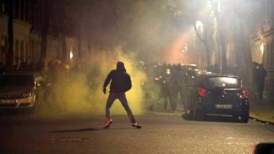 В Лейпциге демонстранты напали на сотрудников полиции