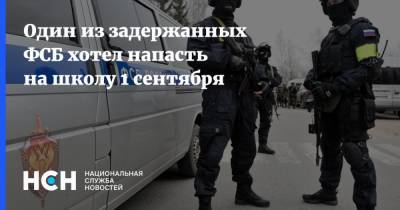 Один из задержанных ФСБ хотел напасть на школу 1 сентября