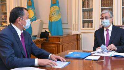 Ногаев рассказал Токаеву о реализации проектов по увеличению добычи нефти на Тенгизе