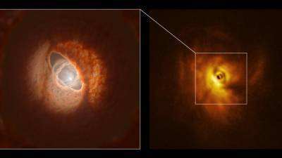 Три звезды лепят странную планетную систему на глазах астрономов