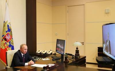 Путин поинтересовался самочувствием Собянина после прививки от COVID-19