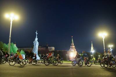 В Москве ограничат движение из-за ночной велогонки