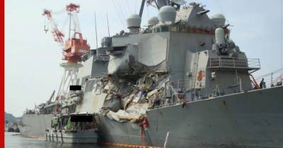 В США восстановили картину столкновения кораблей у берегов Японии
