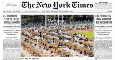 Вступительные экзамены в вузы Узбекистана на обложке The New York Times