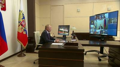 Владимир Путин провел встречу с постоянными членами Совбеза РФ