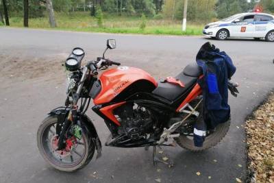 В Тверской области мотоциклист серьезно пострадал в ДТП