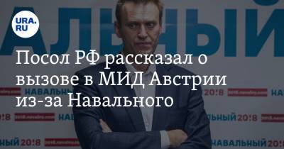 Посол РФ рассказал о вызове в МИД Австрии из-за Навального