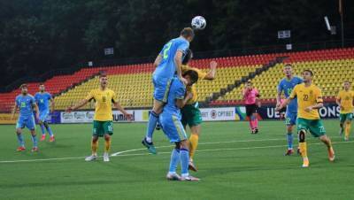 Сборная Казахстана обыграла Литву в первом матче Лиги наций