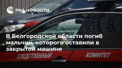 В Белгородской области погиб мальчик, которого оставили в закрытой машине