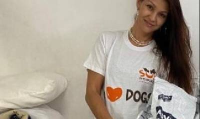 Победительница конкурса "Вестей" отдала приз в приют для бездомных животных