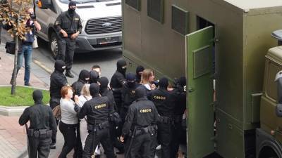 В милиции Минска сообщили о задержаниях участников акций протеста