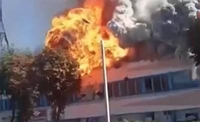 В Беларуси на фабрике произошел мощный взрыв (видео)