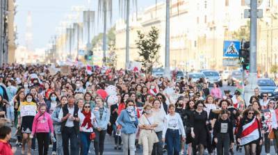 В Минске проходит митинг студентов и женский «Марш мира»