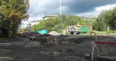 Затянувшийся на три месяца ремонт улицы разозлил жителей Мурманска