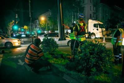 На проспекте Чавчавадзе в Тбилиси устанавливают светодиодную систему освещения
