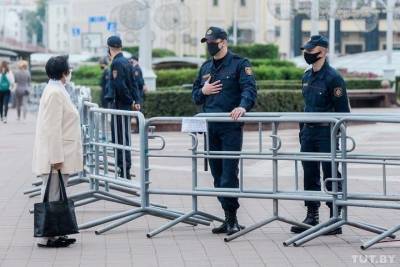 Милиция в Минске перекрыла все проспекты перед началом акции протеста оппозиции