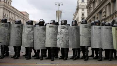 В Минске в ходе акции протеста задержаны около десяти человек