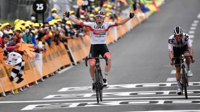 Погачар победил на девятом этапе «Тур де Франс»