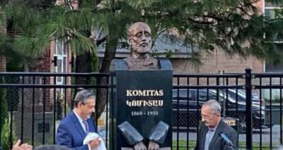 В Канаде открыли памятник Комитасу
