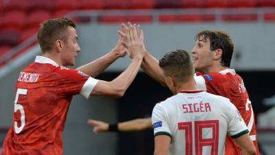 Сборная России обыграла команду Венгрии в матче Лиги наций