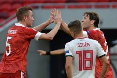 Сборная России одержала победу над Венгрией в матче Лиги наций