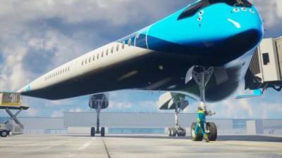 Реактивный лайнер Flying V получит пассажирские места в крыльях