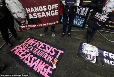 Джулиан Ассанж опротестует свою экстрадицию в США в британском суде