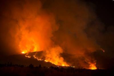 В Калифорнии продолжаются масштабные лесные пожары