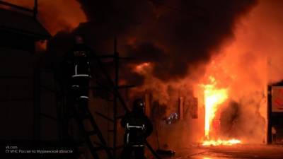 Кадры тушения пожара под Екатеринбургом появились в Сети