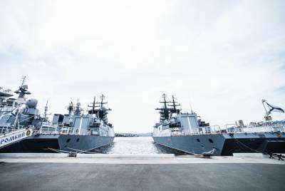 Тихоокеанский флот готовится встретить тайфун Хайшен
