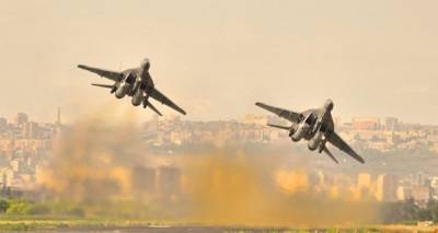 Лётчики Армении и России провели воздушный бой с условным противником