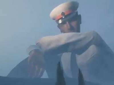 В Steam анонсировали игру, где нужно спасаться от жуткого гигантского милиционера