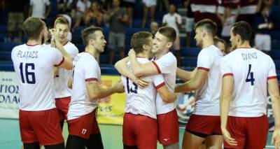 Волейболисты Латвии неожиданно завоевали прямую путевку на ЧЕ-2021